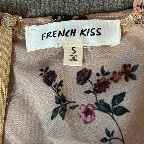 Vintage Y2K French Kiss S Floral Cami Blouse Champagne Dainty Romantic Coquette - Picture 10 of 12
